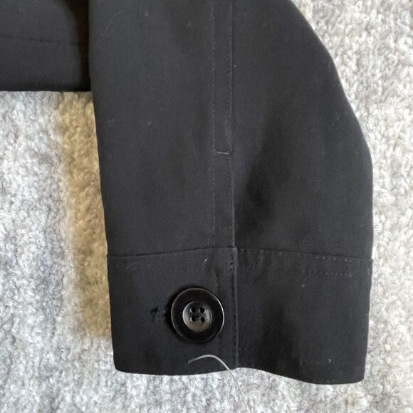 Chico's Women Size 2 (US L/12) Black Blazer Fully‎ Lined Career Office Buttons - Picture 12 of 12